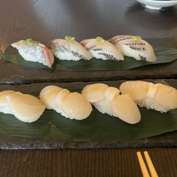 Fatty Fish Sushi Restaurant - Showstopper red snapper and scallops - Sushi Bars Near Me - Everett, Washington