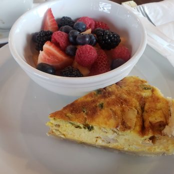 Katherine's French Bakery and Cafe - Slice of chicken-jalapeno quiche and fruit - Bakeries Near Me - Denver, Colorado Katherine's French Bakery and Cafe - Slice of chicken-jalapeno quiche and fruit - Bakeries Near Me - Denver, Colorado