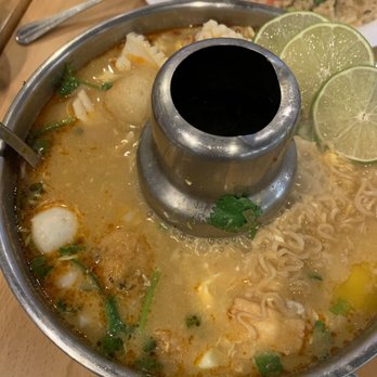 Too Thai Street Eats - Mama O Ho hotpot. I ate some before taking this picture. - Thai Near Me - Carrollton, Texas