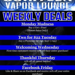 3 Sixteen Vapor Lounge - 3 Sixteen Vapor Lounge Weekly Deals!