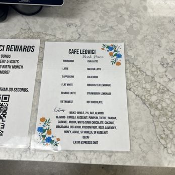 Leovici - Menu 5/23/25 (ig: @cravingswithcat) - Cafes Near Me - Tustin, California