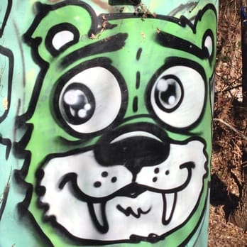 Balcones District Park - Bad ass bear graffiti. - Parks Near Me - Austin, Texas