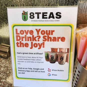 8Teas Bubble - Coffee & Tea Near Me - Rancho Cordova, California