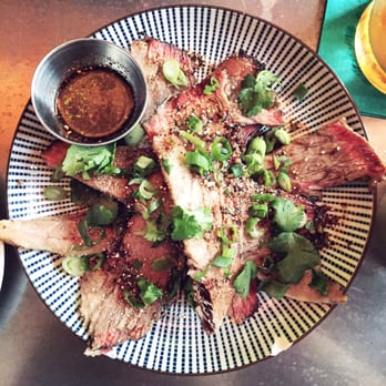 Takoi - Smoked brisket with spicy fish dipping sauce - Thai Near Me - Detroit, Michigan Takoi - Smoked brisket with spicy fish dipping sauce - Thai Near Me - Detroit, Michigan