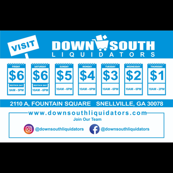 Down South Liquidators - Discount Store Near Me - Snellville, Georgia