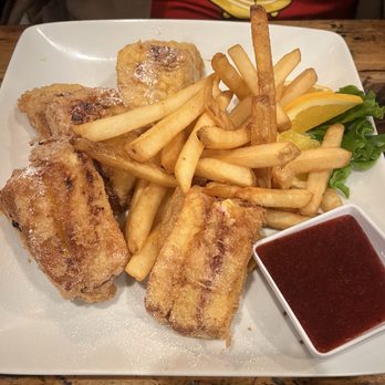 The Bit O'Denmark - Monte Cristo with Fries - Scandinavian Near Me - Solvang, California
