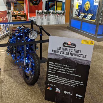 SPAM Museum - Motorcycle fuelled by bacon - Museums Near Me - Austin, Minnesota SPAM Museum - Motorcycle fuelled by bacon - Museums Near Me - Austin, Minnesota