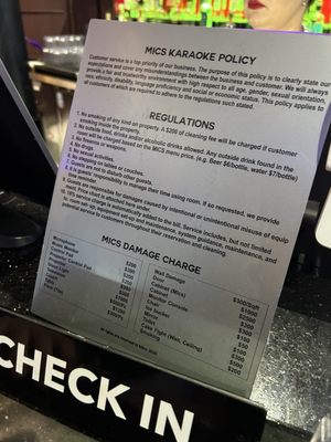 Menu photo 5 Mics Karaoke Doraville, GA