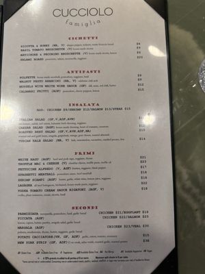 Menu photo 1 Cucciolo Famiglia  Durham, NC