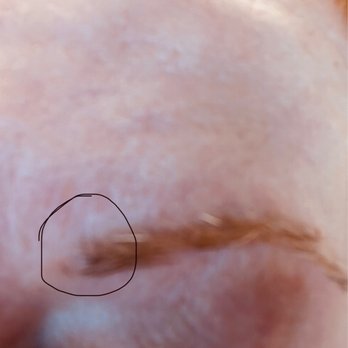 Om Eyebrow Threading - They left a little hair- I wish they left MORE!! - Threading Services Near Me - Lomita, California