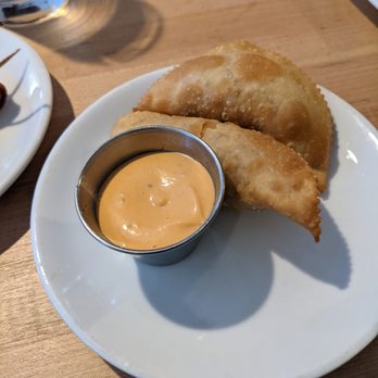 Riviera Tapas Bar - Empanadas. Two come in an order.  Chicken, beef, cheese varieties - Tapas Bars Near Me - Riverdale Park, Maryland