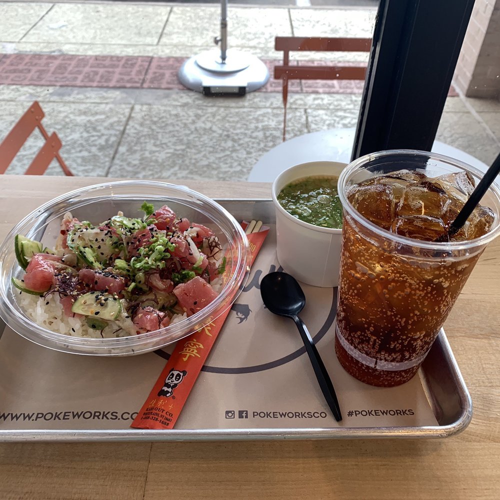 Pokeworks - Hawaiian Classic, Hot Miso Soup - Poke Near Me - Houston, Texas Pokeworks - Hawaiian Classic, Hot Miso Soup - Poke Near Me - Houston, Texas