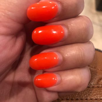 Signature Nails and Spa - Three week growth on dip nails - Nail Salons Near Me - Stevenson Ranch, California