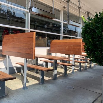 Gotts Roadside - Seating is all outside and partitioned off - Burgers Near Me - Napa, California Gotts Roadside - Seating is all outside and partitioned off - Burgers Near Me - Napa, California