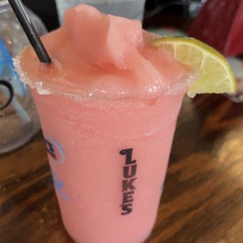 The Patio - Frozen Strawberry Margarita - Seafood Near Me - Warner Robins, Georgia The Patio - Frozen Strawberry Margarita - Seafood Near Me - Warner Robins, Georgia