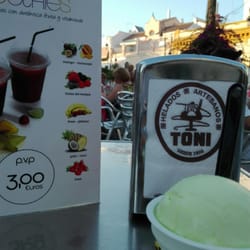 Heladeria Toni - Helado de manzana (hecho con agua) y 0% grasa!