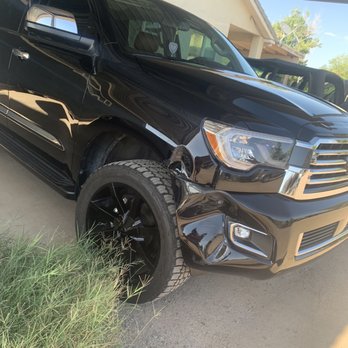 Fix Auto Gilbert - Huge dent on bumper and fender. - Body Shops Near Me - Gilbert, Arizona