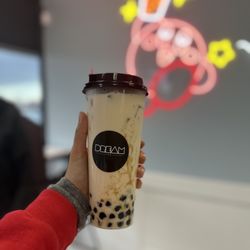 Dream Tea - Dream Tea: Jasmine Milk Tea with 30% sweetness and boba