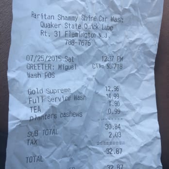 Shammy Shine Car Washes - Proof! This is a real review. - Car Wash Near Me - Flemington, New Jersey Shammy Shine Car Washes - Proof! This is a real review. - Car Wash Near Me - Flemington, New Jersey