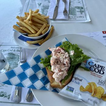 The Flying Bridge - Lobster roll and fries - Seafood Near Me - Falmouth, Massachusetts The Flying Bridge - Lobster roll and fries - Seafood Near Me - Falmouth, Massachusetts