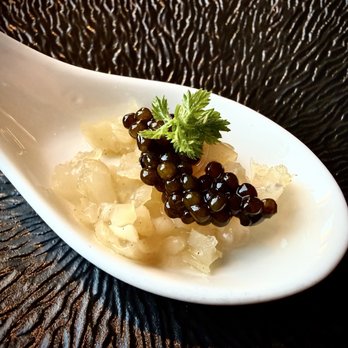 Empress by Boon - Marinated jellyfish with caviar -- the jellyfish was perfect and the caviar was a a great counterpoint. Fun start to the meal! - Cantonese Near Me - San Francisco, California Empress by Boon - Marinated jellyfish with caviar -- the jellyfish was perfect and the caviar was a a great counterpoint. Fun start to the meal! - Cantonese Near Me - San Francisco, California