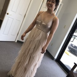 Evelyn's Alteration & Tailor Shop - The finished product of the altered dress.