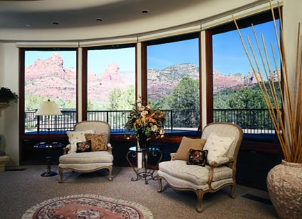 Window Film For Your Home in Scottsdale, Phoenix, Paradise Valley, Mesa, Queen Creek, Chandler, Surprise, Glendale and surrounding AZ areas! - These Homeowners can rest assured that they and their belongings are protected from Harmful Ultra Violet Rays as Window Film Stops 99.9% of the UV! Window Film will cut the Glare to your personal choice to help Enhance your view looking out. Heat Reduction is a big benefit of window film! Films can reduce 10 to 70% of the heat! Professionally Installed Sun Control Window Film in a Home is Backed by a Manufactures Life Time Warranty. As a proud Arizona Contractor we Offer a Two Year Labor Guarantee and do so in writing!
The home with the beautiful Mountain View wanted to cool the room and cut the glare, and the Dual Reflective 35% Film did just that while enhancing their views! It reduces light by a modest 65%, 99.9% of the UV rays and about 40% of the heat on these Dual Pane Windows.
The other Home obviously needed to cut the Glare, but the heat was just as bad! Now they can see out of the windows and stand to be in the room. For this application a Spectral Select Film was used. These films are made to remove 99,9% of Uv Rays and this film in particular will Stop 98.3% of the Infra Red Light! Infra Red Light is where the hottest light is. Removing the Ir allows more Visible Light to be allowed in! Keep the light without the Heat! Window Film For Your Home in Scottsdale, Phoenix, Paradise Valley, Mesa, Queen Creek, Chandler, Surprise, Glendale and surrounding AZ areas! - These Homeowners can rest assured that they and their belongings are protected from Harmful Ultra Violet Rays as Window Film Stops 99.9% of the UV! Window Film will cut the Glare to your personal choice to help Enhance your view looking out. Heat Reduction is a big benefit of window film! Films can reduce 10 to 70% of the heat! Professionally Installed Sun Control Window Film in a Home is Backed by a Manufactures Life Time Warranty. As a proud Arizona Contractor we Offer a Two Year Labor Guarantee and do so in writing!
The home with the beautiful Mountain View wanted to cool the room and cut the glare, and the Dual Reflective 35% Film did just that while enhancing their views! It reduces light by a modest 65%, 99.9% of the UV rays and about 40% of the heat on these Dual Pane Windows.
The other Home obviously needed to cut the Glare, but the heat was just as bad! Now they can see out of the windows and stand to be in the room. For this application a Spectral Select Film was used. These films are made to remove 99,9% of Uv Rays and this film in particular will Stop 98.3% of the Infra Red Light! Infra Red Light is where the hottest light is. Removing the Ir allows more Visible Light to be allowed in! Keep the light without the Heat!