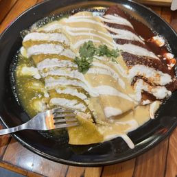 Tri-color Asada Burrito
