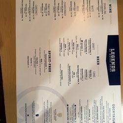 Legends of Notre Dame - Menu