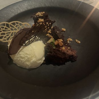 Black Radish - Chocolate Sponge Cake with Basil Ice Cream-Ice cream was phenomenal - Desserts Near Me - San Diego, California Black Radish - Chocolate Sponge Cake with Basil Ice Cream-Ice cream was phenomenal - Desserts Near Me - San Diego, California