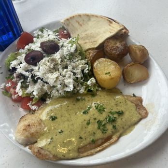 Olive Pit Grill -  Brea - Fillet of Sole ($20.00) - Greek Near Me - Brea, California