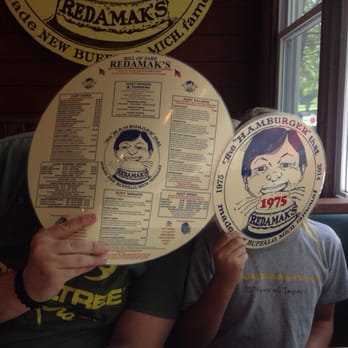 Redamak's - At least these two are always good company! - Burgers Near Me - New Buffalo, Michigan