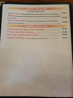 Menu photo 4 Lolitas Authentic Cuisine Folsom, CA Menu photo 4 Lolitas Authentic Cuisine Folsom, CA