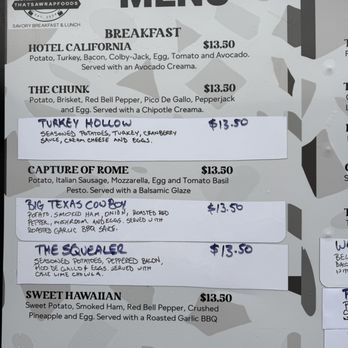 Thats A Wrap Foods - Breakfast Menu - Food Trucks Near Me - Newberg, Oregon Thats A Wrap Foods - Breakfast Menu - Food Trucks Near Me - Newberg, Oregon