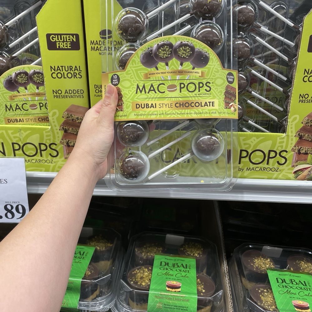 Dubai chocolate pops and cakes Dubai chocolate pops and cakes