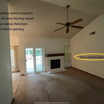 Noor Construction - Before popcorn removal, before carpet removal, before fireplace and interior paint job - General Contractors Near Me Noor Construction - Before popcorn removal, before carpet removal, before fireplace and interior paint job - General Contractors Near Me