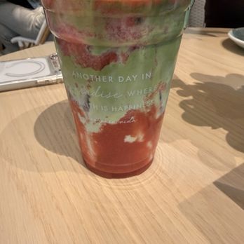 Pura Vida Miami - ICED STRAWBERRY MATCHA - Breakfast & Brunch Near Me - Potomac, Maryland Pura Vida Miami - ICED STRAWBERRY MATCHA - Breakfast & Brunch Near Me - Potomac, Maryland