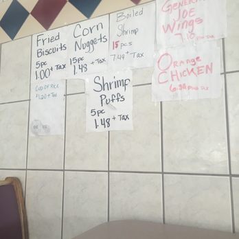 Timmy Chan Restaurant - menus on the wall - Chinese Near Me - Houston, Texas