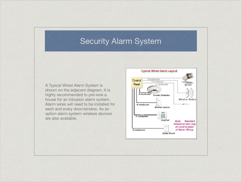 Slide of Low Voltage Services