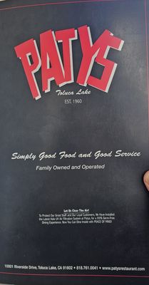 Patys Restaurant by null