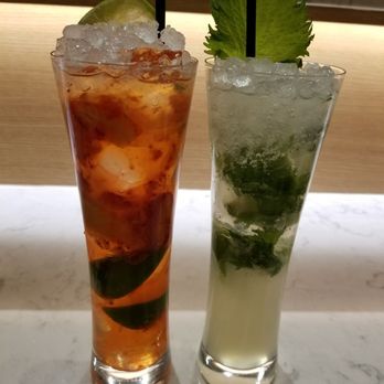 Miku - Ichigo Smash on the left and Shisho Mojito on the right - Japanese Near Me - Toronto, Ontario