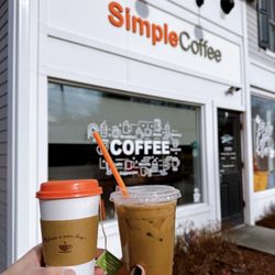 Simple Coffee - Marrakesh Mint & Cold Brew flavored with bourbon caramel :)