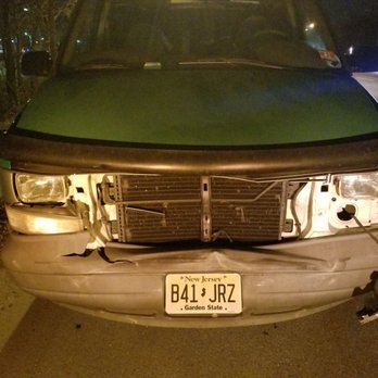 Sam's Body Shop - Front end after crash - Body Shops Near Me - Virginia Beach, Virginia