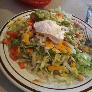 Alejandras Mexican Restaurant - The Tostada is Delicious - Mexican Near Me - Exeter, California