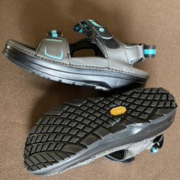 Vibram soles on my new sandals! Vibram soles on my new sandals!