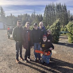 Papa's Tree Farm - Tony, Kathy, Tom, Eric, Paige & me!