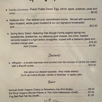 Krystyna’s Polish American Cuisine - Spring Specials, May 2026 - Polish Near Me - Red Bluff, California Krystyna’s Polish American Cuisine - Spring Specials, May 2026 - Polish Near Me - Red Bluff, California