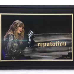 Orinda Frame - Taylor Swift "New Year's Day" lithograph with beautiful gold and black mats