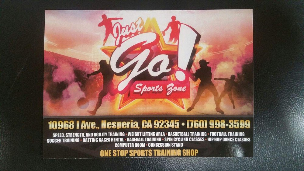 JUST GO! SPORTS ZONE Updated October 2024 10968 I Ave, Hesperia