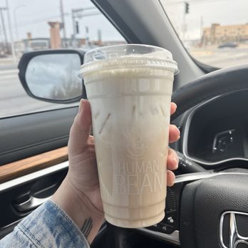 The Human Bean - Chai with bourbon cold foam - Coffee & Tea Near Me - Albuquerque, New Mexico